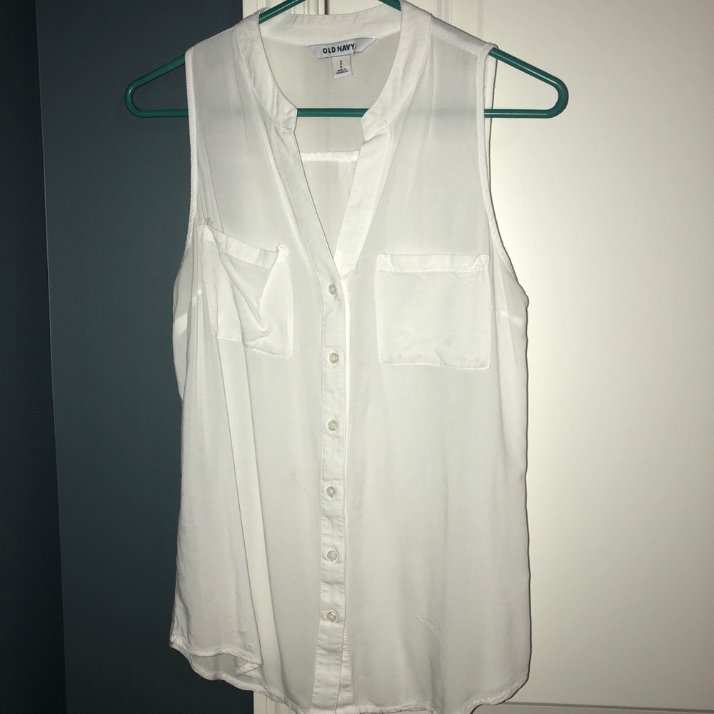 old navy button down tank